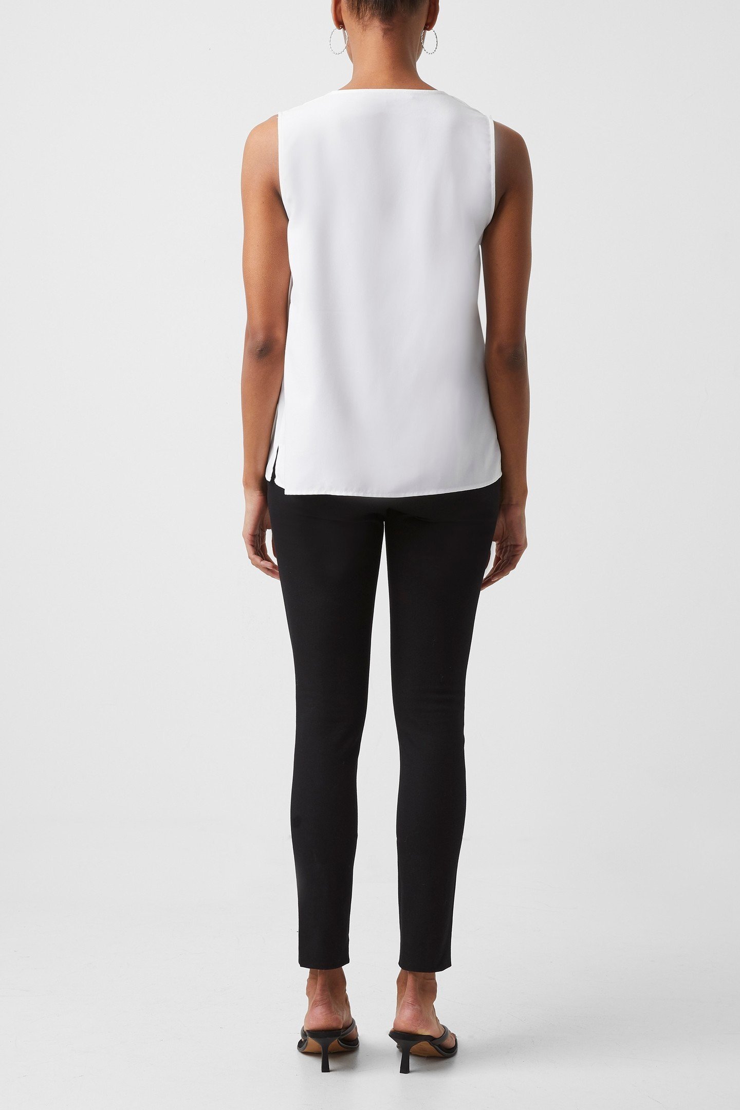 STREET TWILL SKINNY TROUSER. BLACK 2