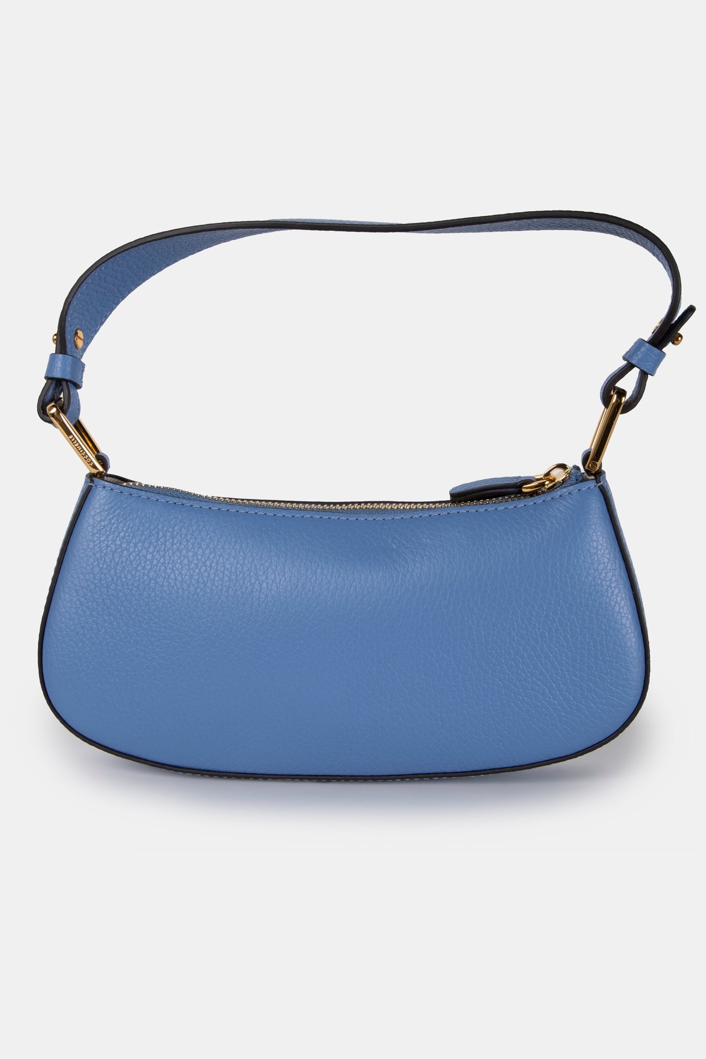 MINI SHOULDER BAG IN LEATHER IN BLUE 4