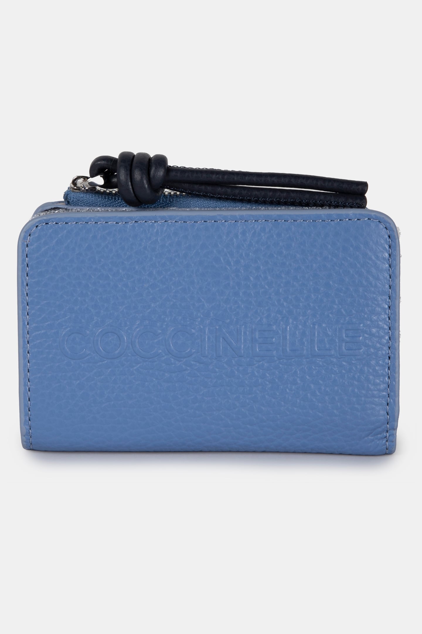 LEATHER PURSE IN BLUE 1