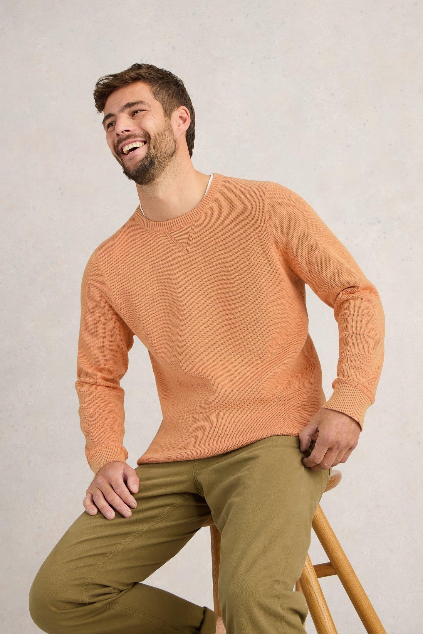 ATTADALE CREW NECK JUMPER LIGHT PINK 6