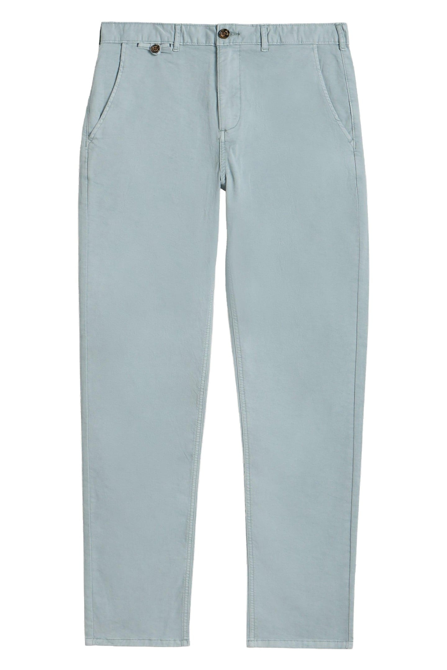 SUTTON ORGANIC CHINO TROUSER LIGHT BLUE 3