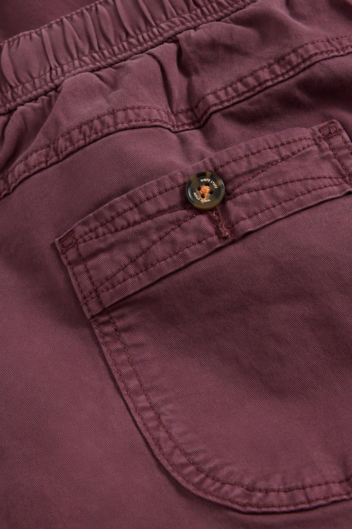 SUTTON DRAWSTRING TROUSER DARK PLUM 6