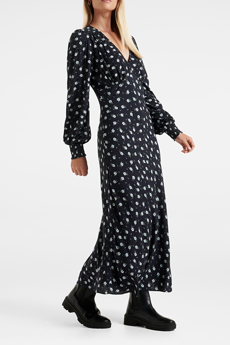 FARAH BIAS CUT MIDI DRESS HIGHFIELD DITSY 3