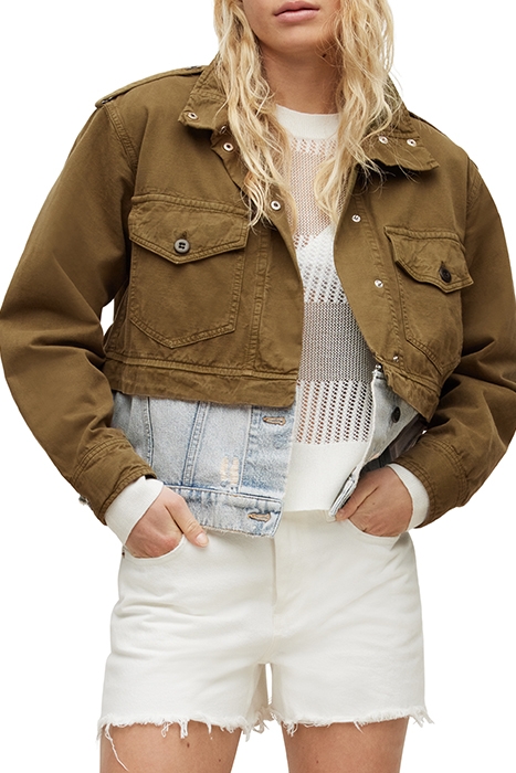 CADIE MILITARY JACKE KHAKI GREEN 1