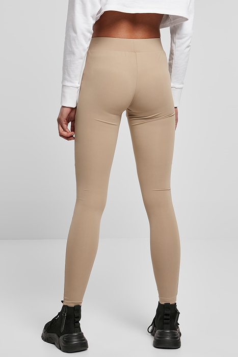LADIES TECH MESH LEGGINGS SOFTTAUPE 3