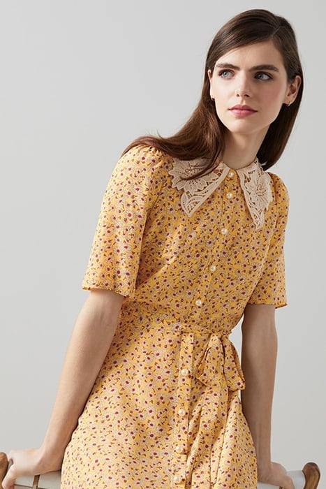 HASKELL SHIRT DRESS YELLOW 4