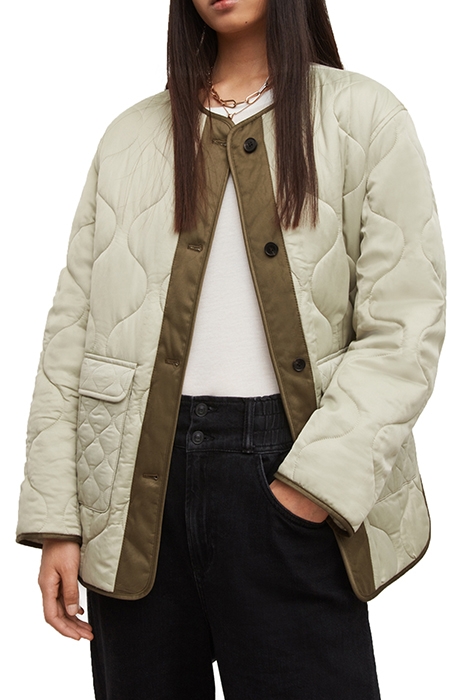 FOXI LINER JACKET PALE/DARK GREEN 1