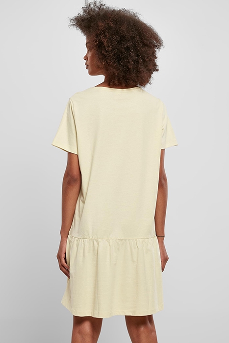LADIES VALANCE TEE DRESS SOFTYELLOW 3
