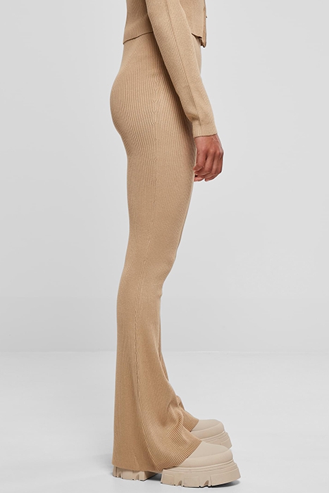 LADIES RIB KNIT BOOTCUT LEGGINGS UNIONBEIGE 6