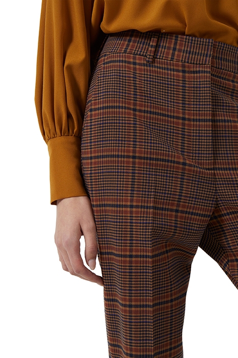 BETTINA CHECK SUITING TAPE TRS CAMEL MIX 3