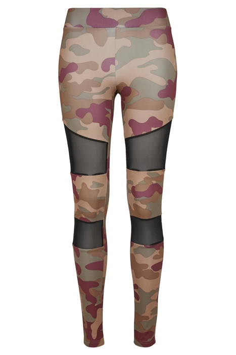 LADIES CAMO TECH MESH LEGGINGS REDWOOD CAMO 1