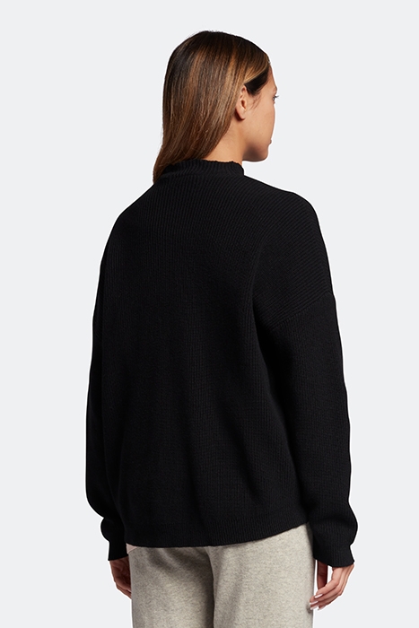 MOCK NECK JUMPER JET BLACK 2