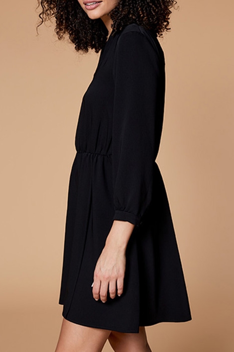 RUKA - BLACK WRAP DRESS 3