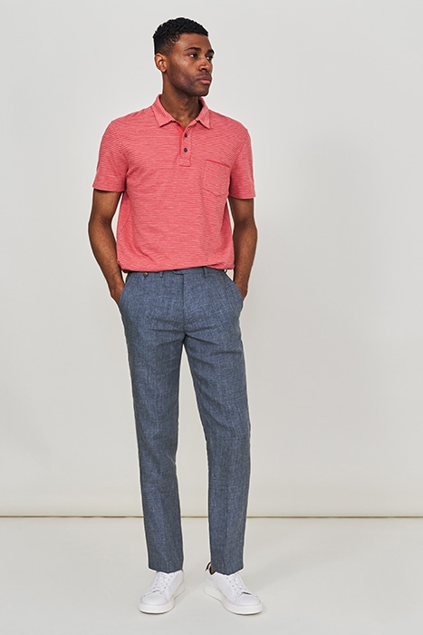 NORTHCOTE LINEN TROUSER CHAMBRAY BLUE 2