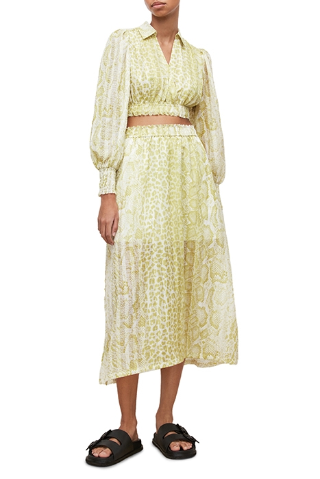 CLARA NOCHE SKIRT LIME GREEN 2