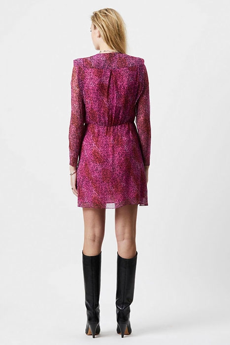 ANGIE PRINTED BODYCON DRESS MULTICOLOUR 3