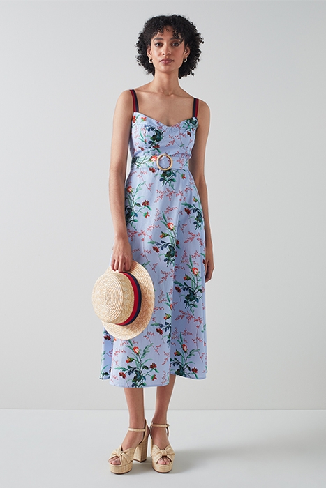 ELENI MIDI DRESS BLUE MULTICOLOR 3