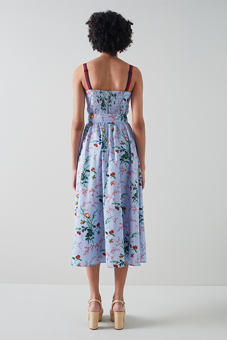 ELENI MIDI DRESS BLUE MULTICOLOR 2