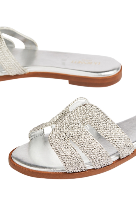 RILEY SLIPPERS SILVER 4