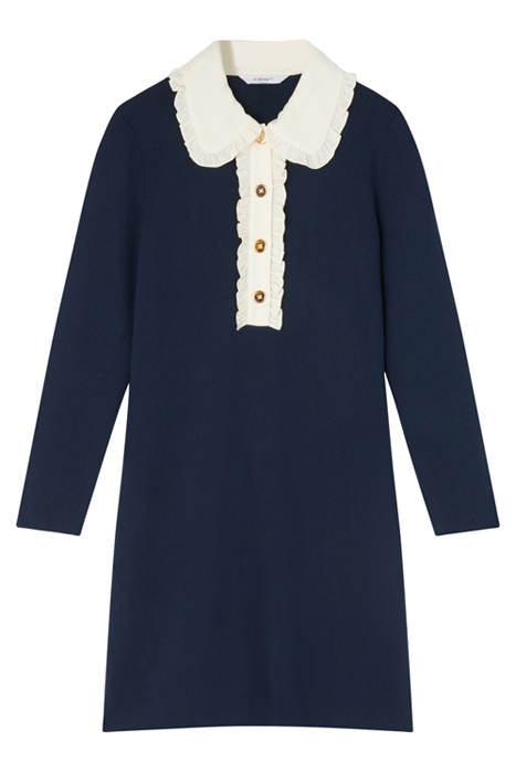 PARIS MINI DRESS NAVY/CREAM 4