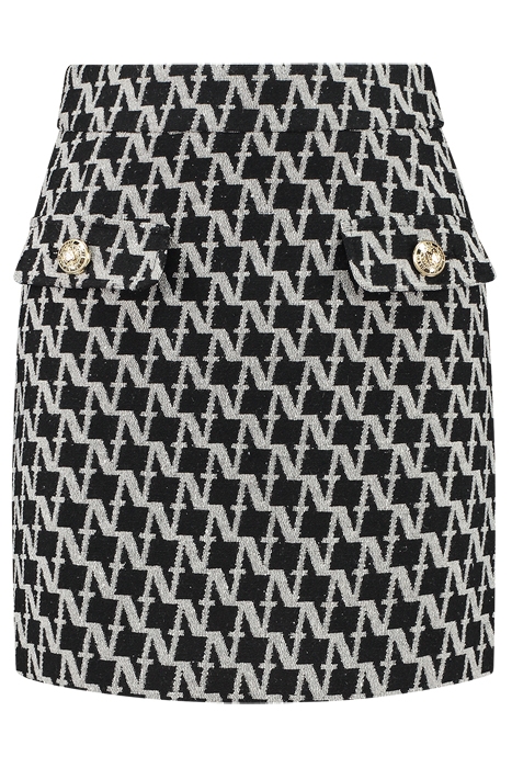 NOVA SKIRT BLACK/PEARL 1
