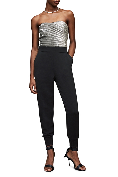 CARO SEQUIN JUMPSUIT BLACK 1