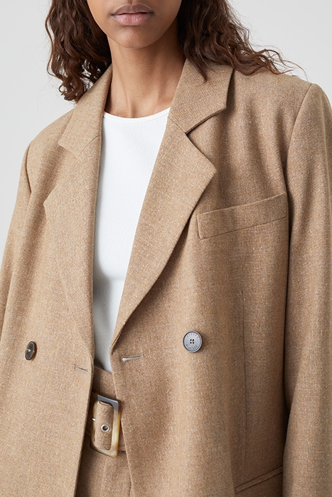 WOMEN DOUBLEBREASTED BLAZER CEMENT 3