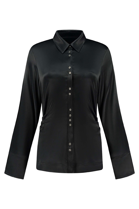 RONO FITTED BLOUSE BLACK 1