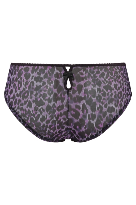 PEEKABOO BLACK PURPLE LEOPARD BRAZILIAN BRIEFS 4