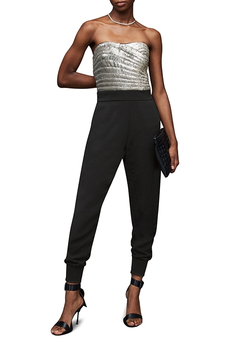 CARO SEQUIN JUMPSUIT BLACK 3