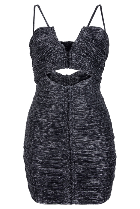 DANI SHIMMER DRESS SILVER 1