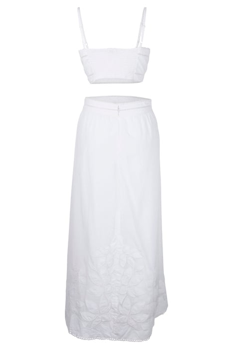 MALA BRODERIE DRESS CHALK WHITE 2