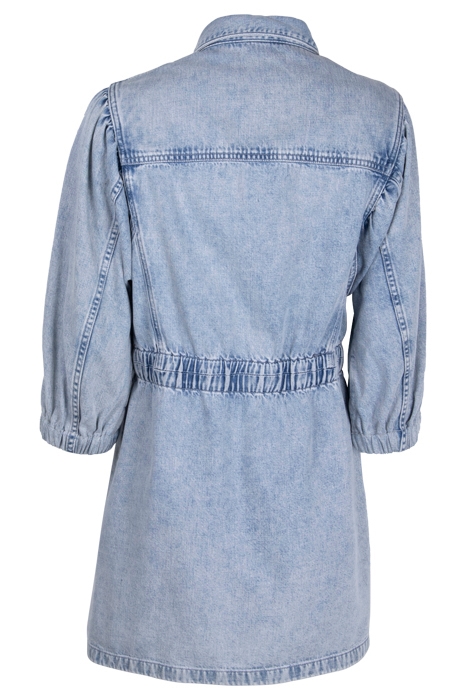 OSA SHORT DENIM DRES LIGHT INDIGO BLUE 2