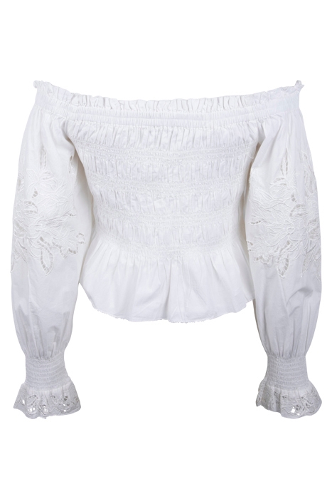 LARA BRODERIE TOP CHALK WHITE 2