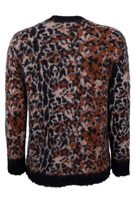 LEOPARD STAR CARDIGA CAMEL MULTI 2