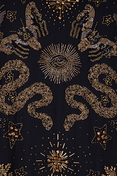 HARPER EMB DRESS BLACK 3