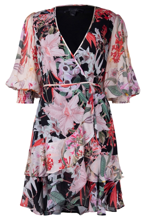 ARI LEONDRA DRESS PEARL WHITE/BLACK 1