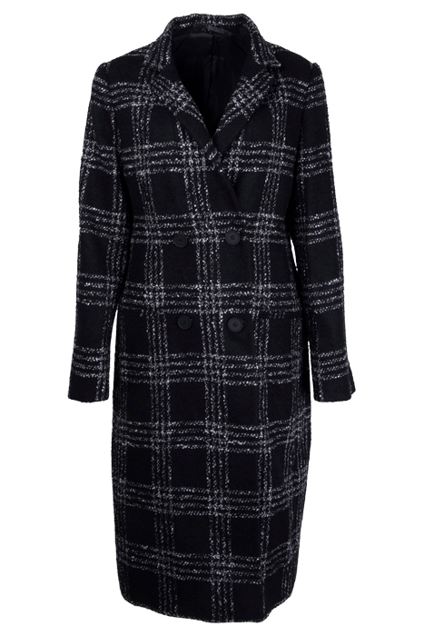 BEXA CHECK COAT BLACK/WHITE 1