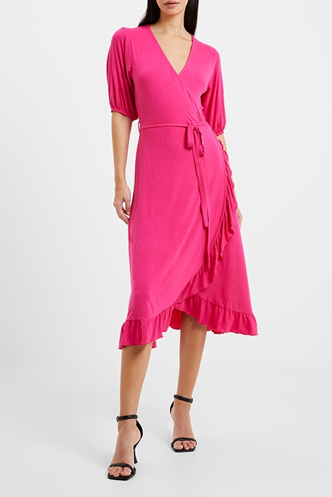 WRAP FRILL M HOT PINK 2