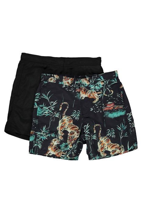 LANI SWIMSHORT 2 PAC JET BLK/JET BLK 1