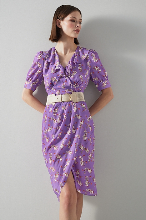 OPHELIA MIDI DRESS PURPLE 1