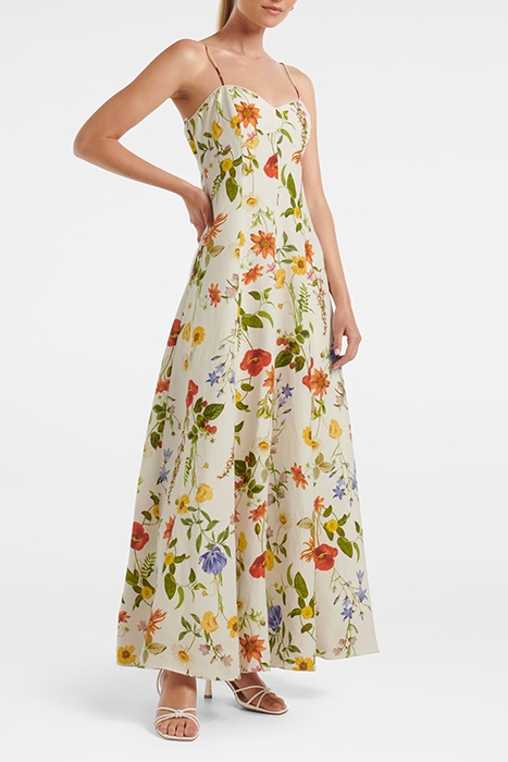 VAYDA STRAP MIDI SUN DRESS HILDEN FLORAL 3