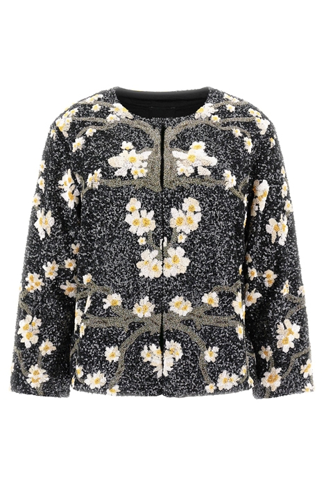 MARCIANO BY GUESS PRECIOUS EMBROIDERED JACKET BLOSSOM BLACK 5