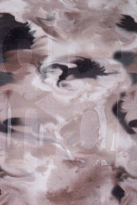 WOMAN SWEATER ALLOVER PRINT A-AFW814W22 PASTELPARCHMENT 11 0 6