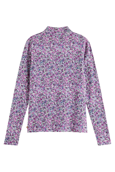 ALL-OVER PRINT SLIM-FIT LONG SLEEVE T-SHIRT ROSARIA PURPLE 2