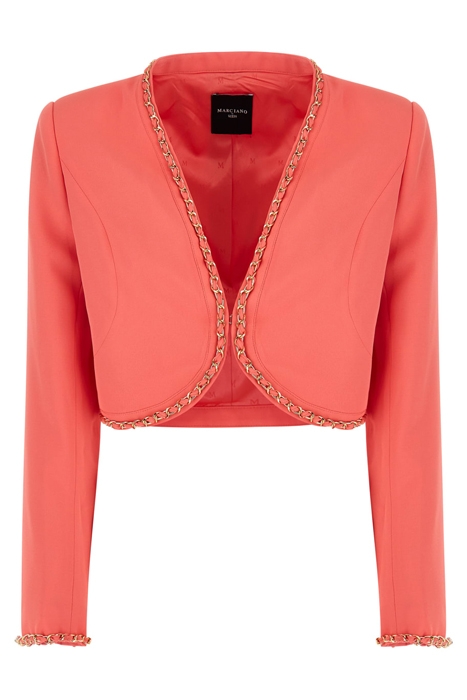 NAUSICA COVER SHOULD CORAL CROPPED JACKET PEONIE 1