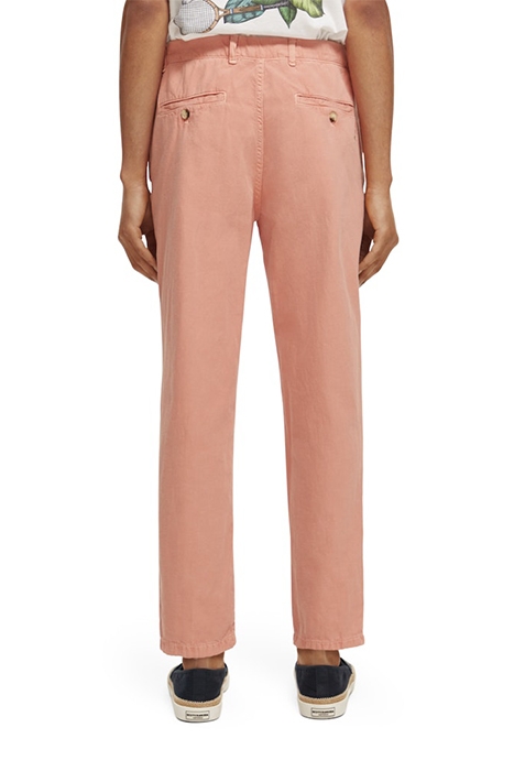 THE DRIFT- GARMENT-DYED COTTON LINEN JOGGER FLAMINGO 4