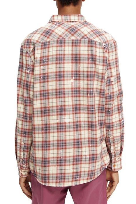 REGULAR-FIT DOUBLE-LAYERED CHECKED SHIRT COMBO A 3