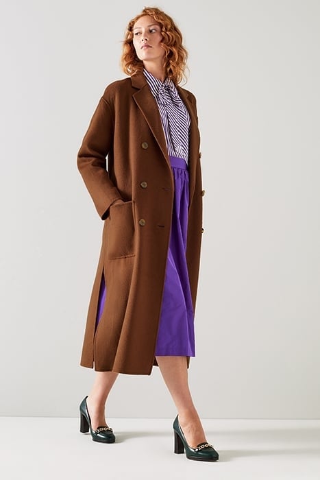 TILDA DOUBLE BREASTED COAT COGNAC 5
