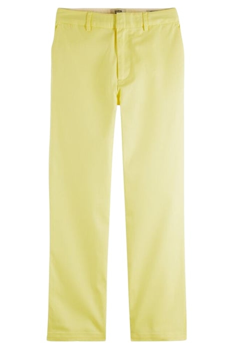 ABOTT - MID RISE TAPERED ORGANIC COTTON CHINO POPCORN 1